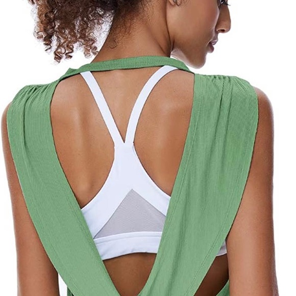 Backless and sleeveless tank top. Workout or yoga top. Brand new in package - Picture 5 of 8